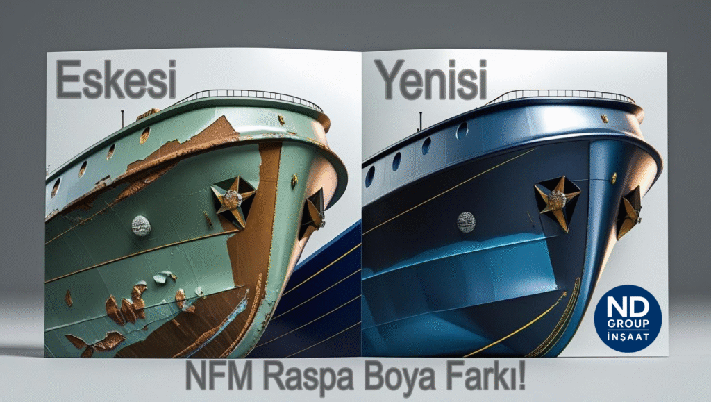 Gemi gövdelerinde pas ve kir temizliği