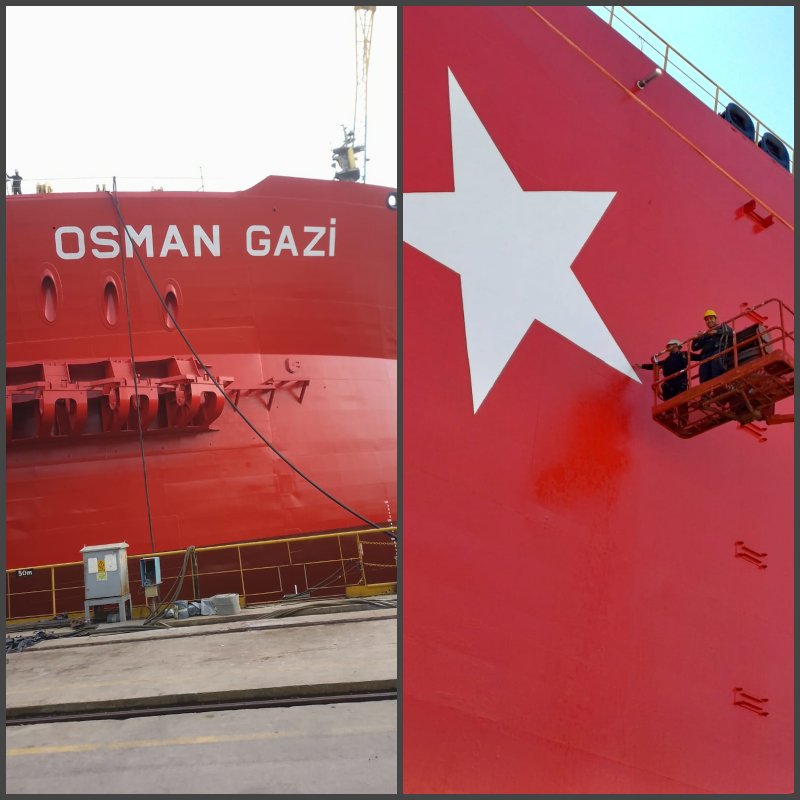 Foto Galeri 23 Osman Gazi Gemisi raspa boya uygulamasi