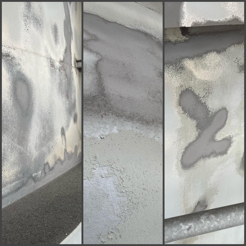 Kumlama ve Epoksi Uygulaması 1 Yuzey temizleme gritile kumlama raspa boya